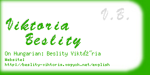 viktoria beslity business card